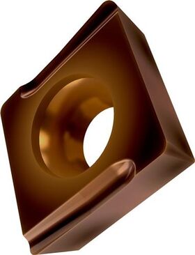 Drehwendeschneidplatte ISO CCGT 120408ER-SI:T8430 D.5,5mm PVD beschichtet - VPE: 10