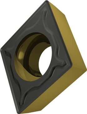 Drehwendeschneidplatte ISO CCMT 09T304E-FM2:T9415 D. 4,4mm MT-CVD beschichtet - VPE: 10