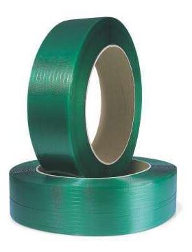 Umreifungsband Band-B12xStärke0,7mm L.2300m PES-/PET grün geprägt Kern 406mm