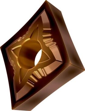 Drehwendeschneidplatte ISO CNGG 120402E-SF:T8430 D.5,16mm PVD beschichtet - VPE: 10