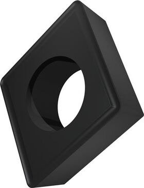 Drehwendeschneidplatte ISO CCMT 120408E-RF:T5315 D.5,5mm MT-CVD beschichtet - VPE: 10