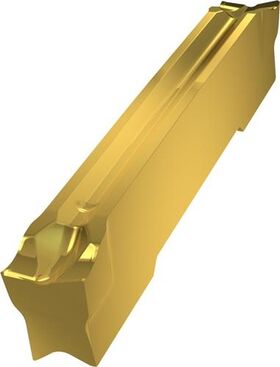 Wendeschneidplatte ISO GL3-D300G02R06-PM:G8330 Breite 3mm PVD beschichtet Gold - VPE: 10