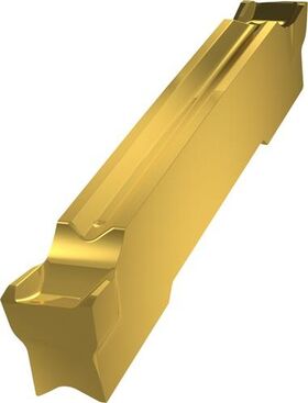 Wendeschneidplatte ISO GL3-D300G02R06-PR:G8330 Breite 3mm PVD beschichtet Gold - VPE: 10