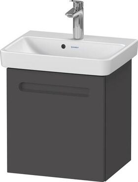 Waschtischunterbau Duravit No.1 1 Tür 440x346mm Ans rechts graphit matt