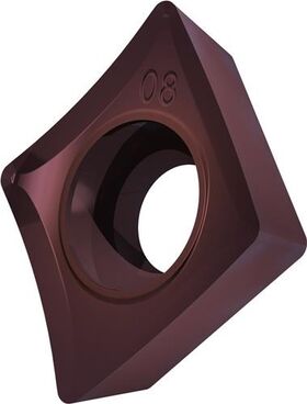 Drehwendeschneidplatte ISO CCGT 120408E-SF3:T8415 D.5,5mm PVD beschichtet - VPE: 10