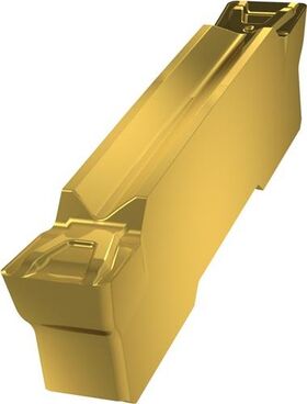 Wendeschneidplatte ISO GL4-D400M04-GM:G8330 Breite 4mm PVD beschichtet Gold - VPE: 10