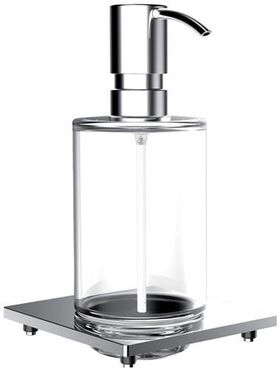 Emco Flüssigseifenspender LIAISON Behälter Kristallglas klar chrom EMCO