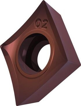 Drehwendeschneidplatte ISO CCGT 080302E-SF3:T8415 D.3,4mm PVD beschichtet - VPE: 10