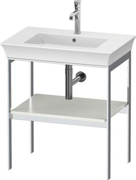 Duravit Metallkonsole WHITE TULIP 760x684x450mm weiß seidenmatt