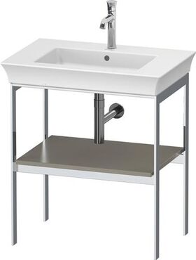 Duravit Metallkonsole WHITE TULIP 760x684x450mm steingrau seidenmatt