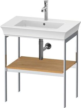 Duravit Metallkonsole WHITE TULIP 760x684x450mm eiche natur massiv