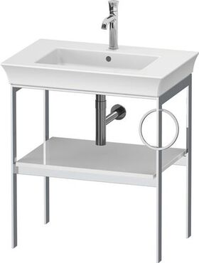 Duravit Metallkonsole WHITE TULIP 760x684x450mm we hgl HTH rechts