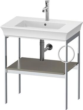 Duravit Metallkonsole WHITE TULIP 760x684x450mm Steingr sdm HTH rechts