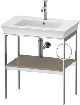 Duravit Metallkonsole WHITE TULIP 760x684x450mm Steingr hgl HTH rechts