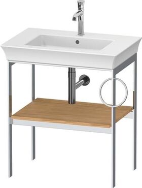 Duravit Metallkonsole WHITE TULIP 760x684x450mm Ei na mass HTH rechts