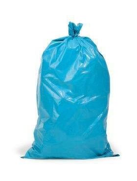 Müllsack Premium Inhalt 240l Maße 650+550x1350mm S.60µ PE blau f.Mülltonnen - VPE: 100