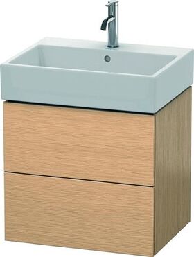 Duravit Waschtischunterbau L-CUBE 544x584x459mm eiche gebürstet