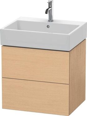 Duravit Waschtischunterbau L-CUBE 544x584x459mm eiche natur