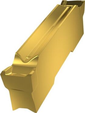 Wendeschneidplatte ISO GL4-D400G02R06-PR:G8330 Breite 4mm PVD beschichtet Gold - VPE: 10