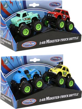 SZ D/C Monstertruck Battle 2 Stck, 2-f.s