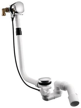 IDS Ab-/Überlaufgarnitur MULTIPLEX TRIO mit überlangem Schaft Chrom IDEAL STANDARD