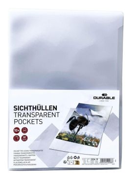 DURABLE  Sichthülle A4 genarbt PP 10St - 10 VPE