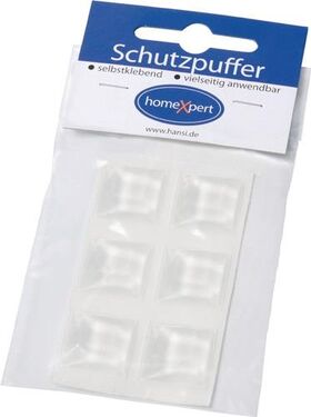 Schutzpuffer Clear 20,5mm Ku.transp.Quadrat selbstkl.
