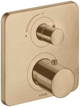 Thermostat AXOR CITTERIO M UP 1 Verbr m Abstellventil bru bronze
