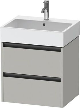Duravit Waschtischunterbau Ketho.2 584x549x460mm betongrau matt