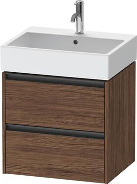 Duravit Waschtischunterbau Ketho.2 584x549x460mm nussbaum dunkel