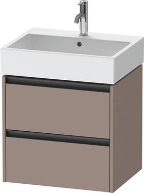 Duravit Waschtischunterbau Ketho.2 584x549x460mm basalt matt