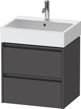 Duravit Waschtischunterbau Ketho.2 584x549x460mm graphit matt