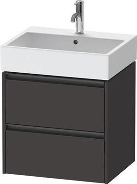 Duravit Waschtischunterbau Ketho.2 584x549x460mm graphit supermatt