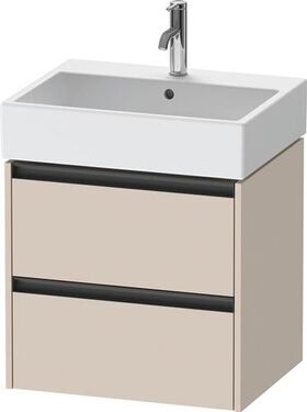 Duravit Waschtischunterbau Ketho.2 584x549x460mm taupe supermatt