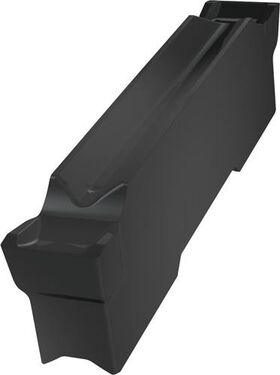 Wendeschneidplatte ISO GL4-D400M02-PR:T7325 Breite 4mm MT-CVD beschicht. Schwarz - VPE: 10