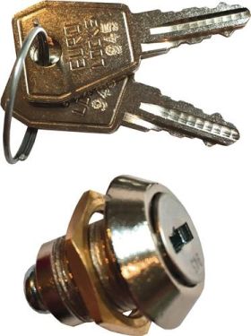Zylinderschl.m.zwei Schlüsseln f.Werkstattwagen m.4 Schubl.TECWERK