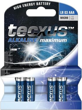 LR03/AAA (Micro) Batterie, 4 Stk. im Blister- VPE: 1