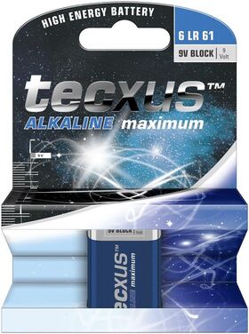 6LR61/6LP3146/9 V Block Batterie, 1 Stk. im Blister- VPE: 1