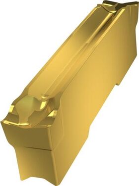 Wendeschneidplatte ISO GL4-D400M02-PM:G8330 Breite 4mm PVD beschichtet Gold - VPE: 10