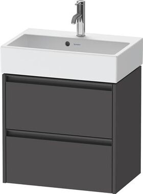 Duravit Waschtischunterbau Ketho.2 584x549x390mm graphit matt