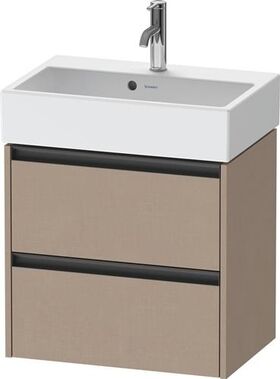 Duravit Waschtischunterbau Ketho.2 584x549x390mm leinen
