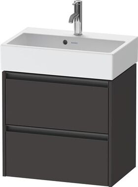 Duravit Waschtischunterbau Ketho.2 584x549x390mm graphit supermatt
