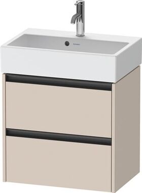 Duravit Waschtischunterbau Ketho.2 584x549x390mm taupe supermatt