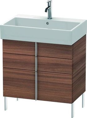 Duravit Waschtischunterbau VERO AIR 581x684x431mm nussbaum natur