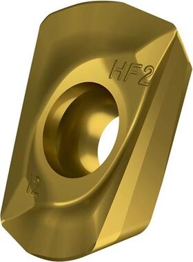 Fräswendeschneidplatte ISO ADEX 160612SR-HF2:M8340 D.4,5mm PVD beschichtet Gold - VPE: 10