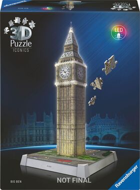 3D Pz Iconics Big Ben mit Licht