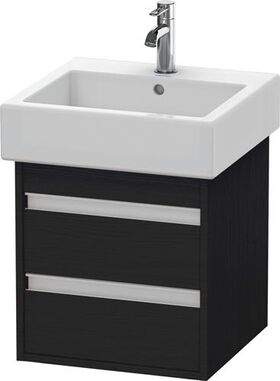 Duravit Waschtischunterbau Ketho 440x450x410mm eiche schwarz