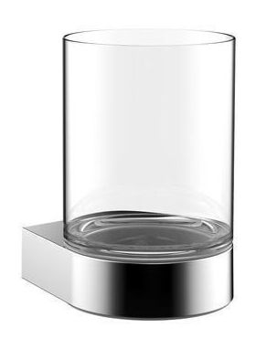 Emco Glashalter FLOW Kristallglas, klar chrom EMCO