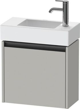 Duravit Waschtischunterbau Ketho.2 484x440x238mm TA links betongrau matt