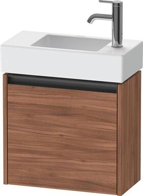 Duravit Waschtischunterbau Ketho.2 484x440x238mm TA links nussbaum natur